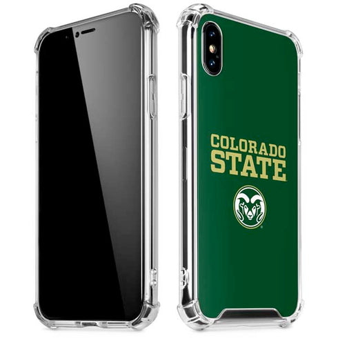 Colorado State University CSU iPhone XS Max Clear Case