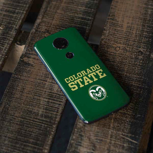 Colorado State University CSU Moto E5 Plus Skin