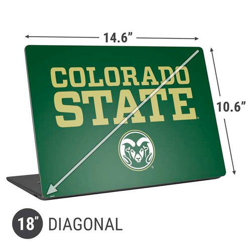 Colorado State University CSU Universal Laptop 18in (14.6 x 10.6in) Skin