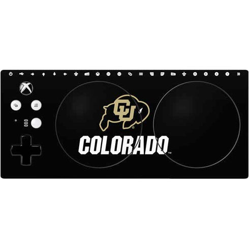 University of Colorado CU Logo on Black Xbox Adaptive Controller Skin