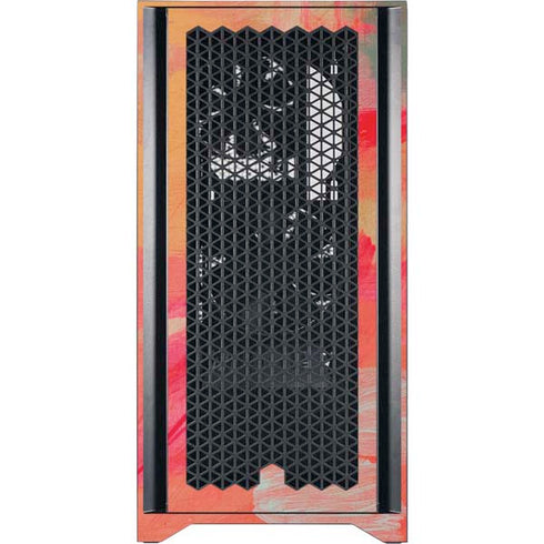 Colored Finger Paint Corsair 4000D Tempered Glass Mid-Tower ATX Case Skin