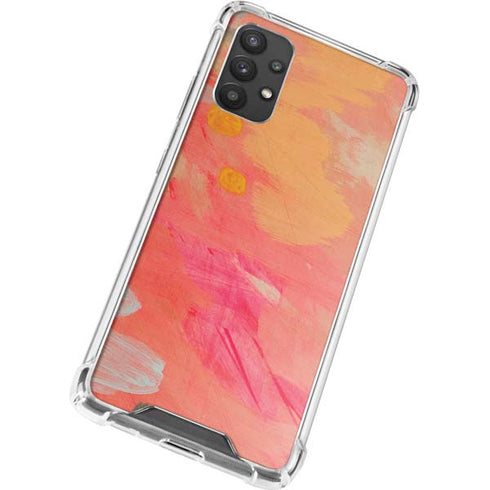 Colored Finger Paint Galaxy A32 5G Clear Case