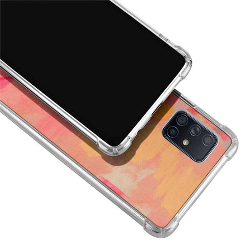 Colored Finger Paint Galaxy A51 5G Clear Case