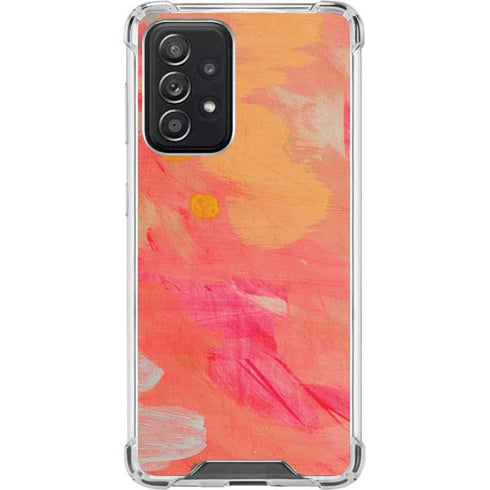 Colored Finger Paint Galaxy A52 5G Clear Case