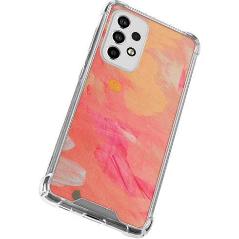Colored Finger Paint Galaxy A53 5G Clear Case