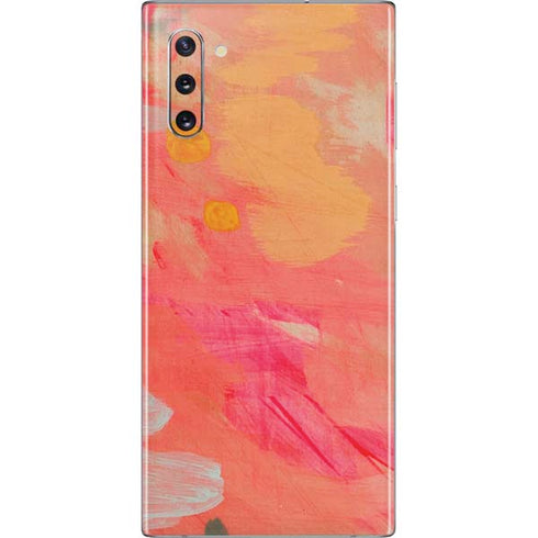 Colored Finger Paint Galaxy Note 10 Skin
