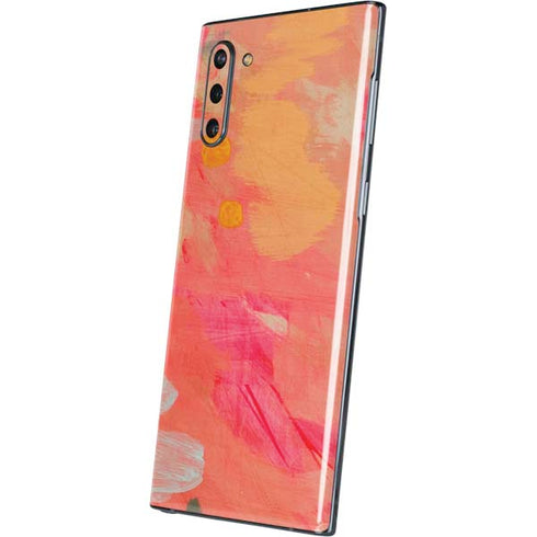 Colored Finger Paint Galaxy Note 10 Skin