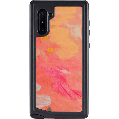 Colored Finger Paint Galaxy Note 10 Waterproof Case