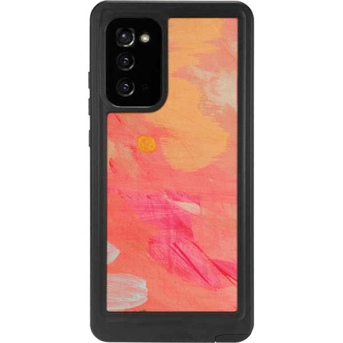 Colored Finger Paint Galaxy Note20 5G Waterproof Case