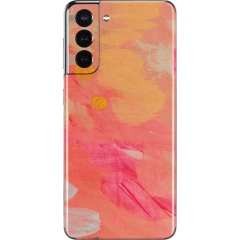 Colored Finger Paint Galaxy S21 5G Skin