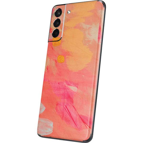 Colored Finger Paint Galaxy S21 5G Skin