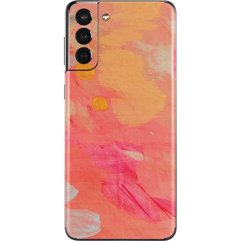 Colored Finger Paint Galaxy S21 Plus 5G Skin
