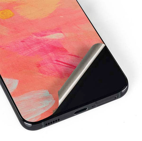 Colored Finger Paint Galaxy S22 Skin