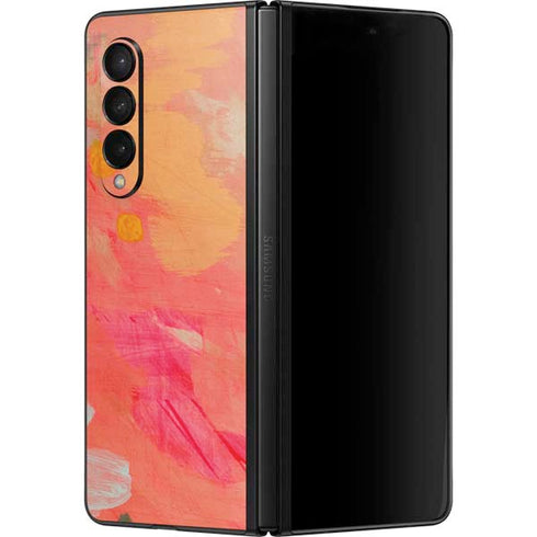 Colored Finger Paint Galaxy Z Fold3 5G Skin