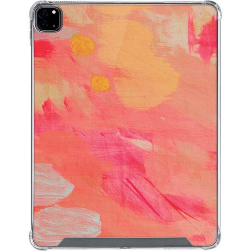 Colored Finger Paint iPad Pro 12.9in (2020) Clear Case
