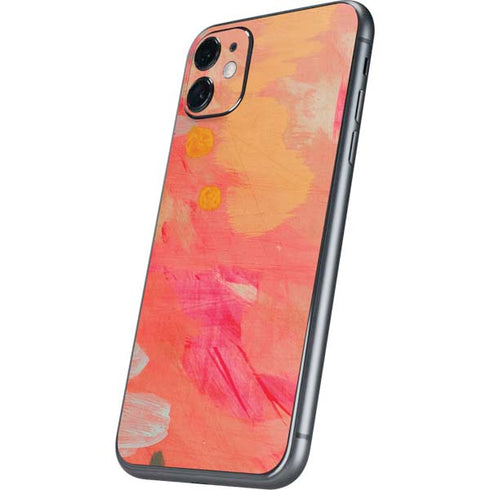Colored Finger Paint iPhone 11 Skin