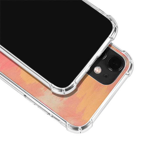 Colored Finger Paint iPhone 12 Clear Case