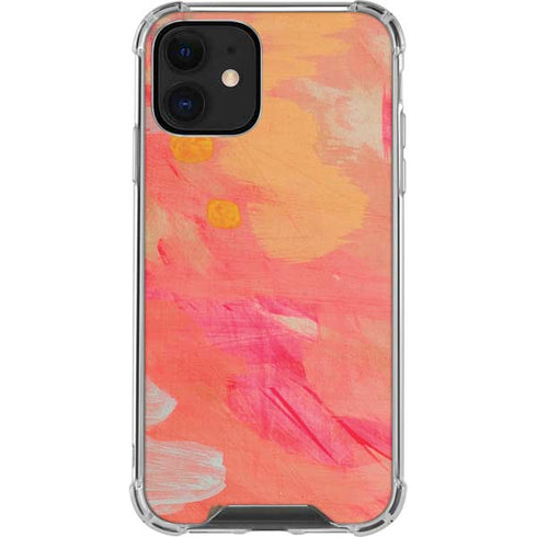 Colored Finger Paint iPhone 12 Mini Clear Case