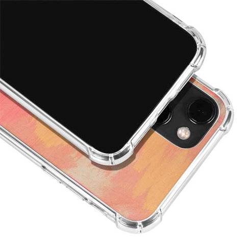 Colored Finger Paint iPhone 13 Mini Clear Case