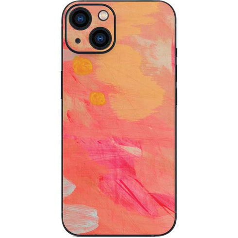 Colored Finger Paint iPhone 15 Plus Skin