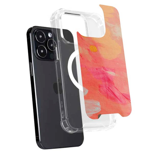 Colored Finger Paint iPhone 14 Pro MagSafe Case