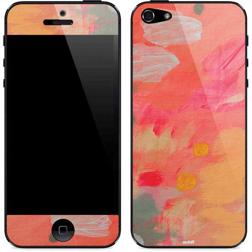 Colored Finger Paint iPhone 5/5s/5SE Skin