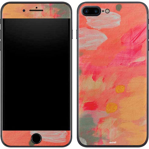 Colored Finger Paint iPhone 8 Plus Skin