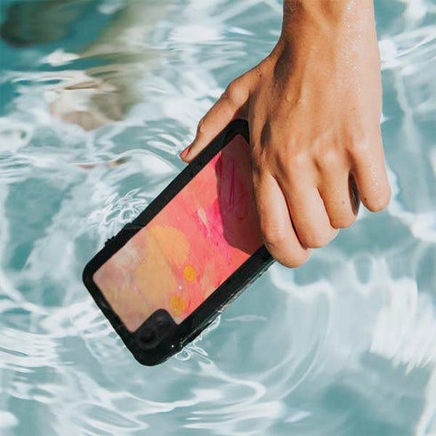 Colored Finger Paint iPhone XR Waterproof Case