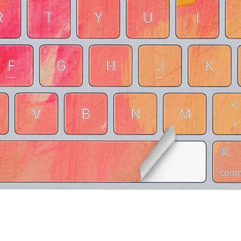 Colored Finger Paint Magic Keyboard Skin