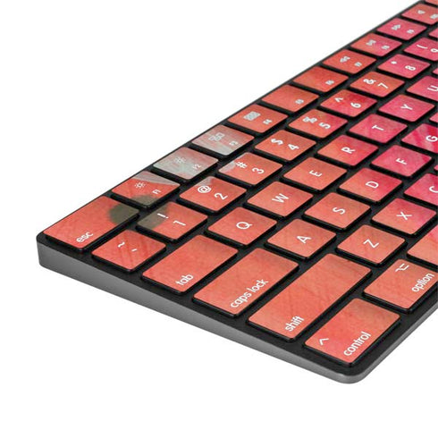 Colored Finger Paint Magic Keyboard with Numeric Keypad Skin