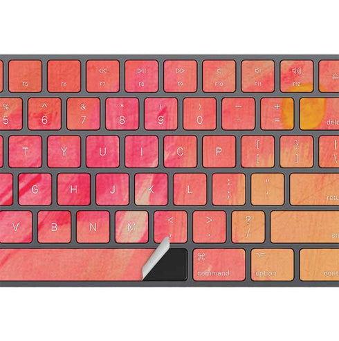 Colored Finger Paint Magic Keyboard with Numeric Keypad Skin