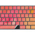 Colored Finger Paint Magic Keyboard with Numeric Keypad Skin