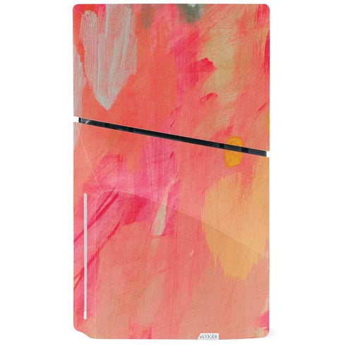 Colored Finger Paint PS5 Slim Disk Console Skin