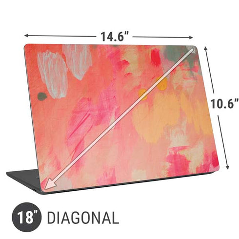 Colored Finger Paint Universal Laptop 18in (14.6 x 10.6in) Skin