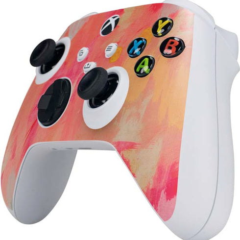 Colored Finger Paint Xbox Series S Controller Skin