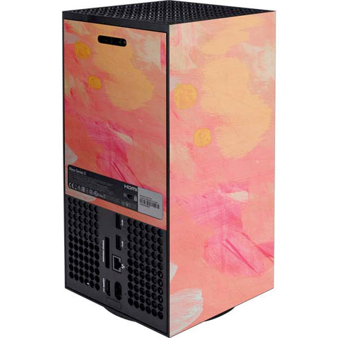 Colored Finger Paint Xbox Series X Console Skin