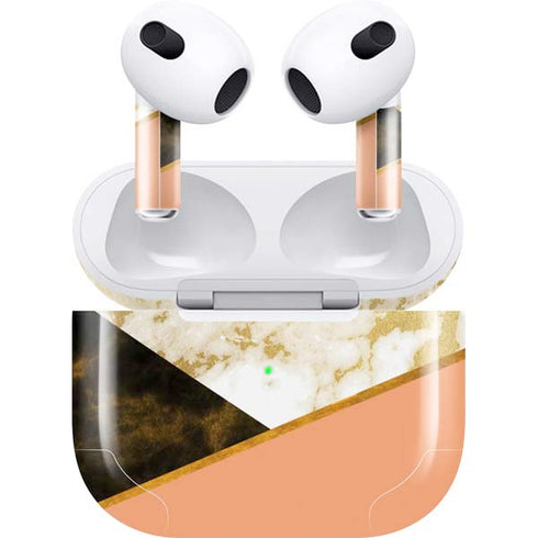 Colored Marble Apple AirPods (3rd Gen 2021) Skin