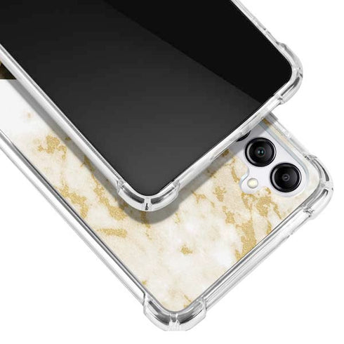 Colored Marble Galaxy A14 5G Clear Case