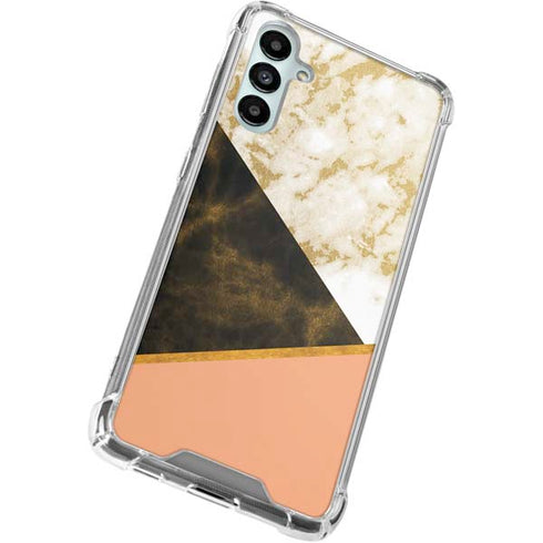 Colored Marble Galaxy A15 5G Clear Case