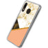 Colored Marble Galaxy A20 Clear Case