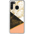 Colored Marble Galaxy A21 Clear Case
