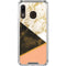 Colored Marble Galaxy A30 Clear Case