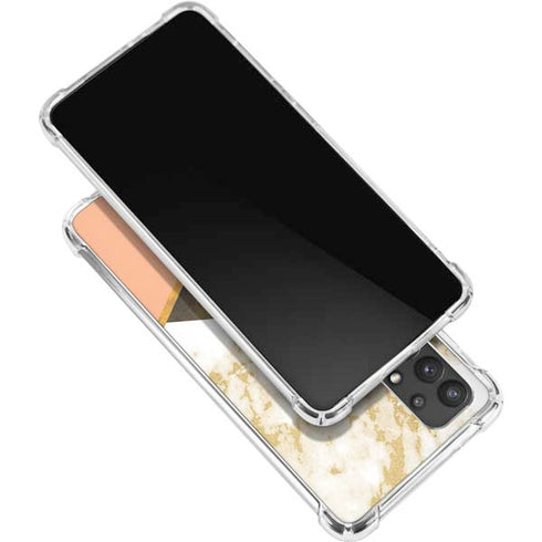 Colored Marble Galaxy A32 5G Clear Case