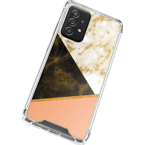Colored Marble Galaxy A52 5G Clear Case