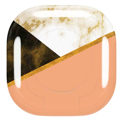 Colored Marble Galaxy Buds Live Skin