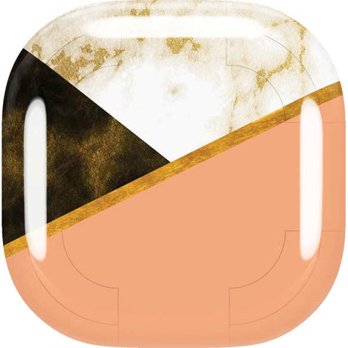 Colored Marble Galaxy Buds Live Skin