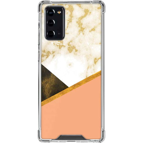 Colored Marble Galaxy Note20 5G Clear Case