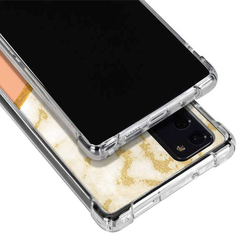 Colored Marble Galaxy Note20 5G Clear Case