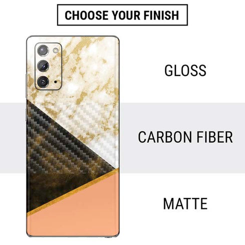 Colored Marble Galaxy Note20 5G Skin