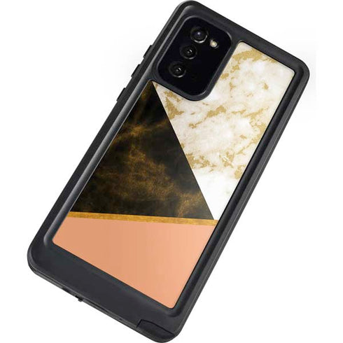 Colored Marble Galaxy Note20 5G Waterproof Case